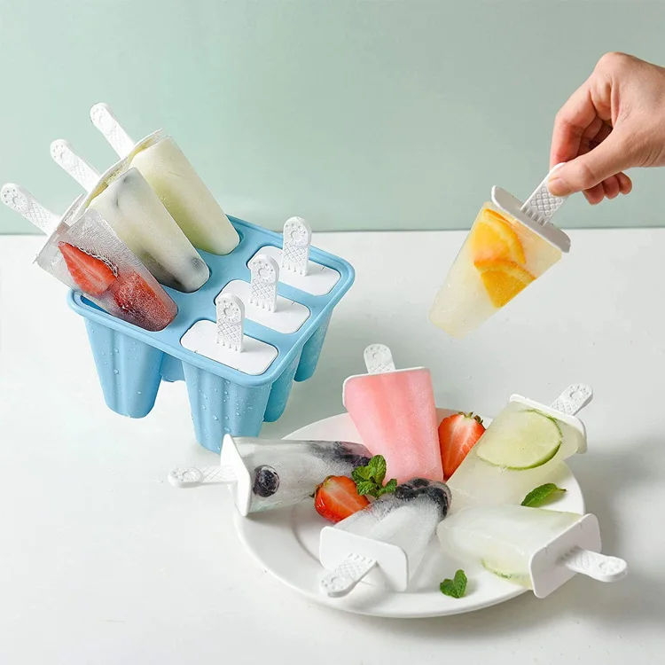Popsicle Molds Silicone Ice Pop Models Popsicle Models Reusable Easy Release Ice Pop Maker