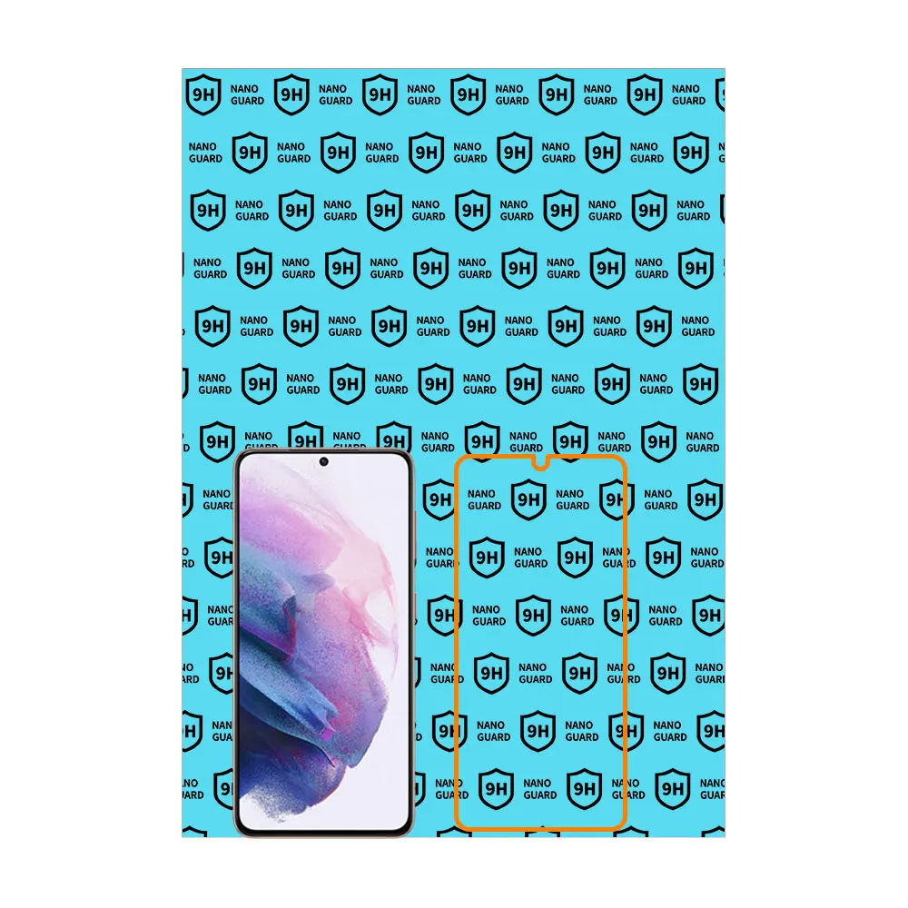 Hot Selling A4 size sheet 9H nano anti shock screen protector raw materials rolls film for laser cutting machine