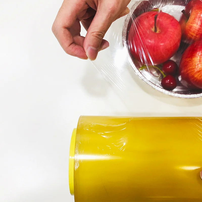 30-45cm*6kg pvc film food grade jumbo rolls for food wrapping
