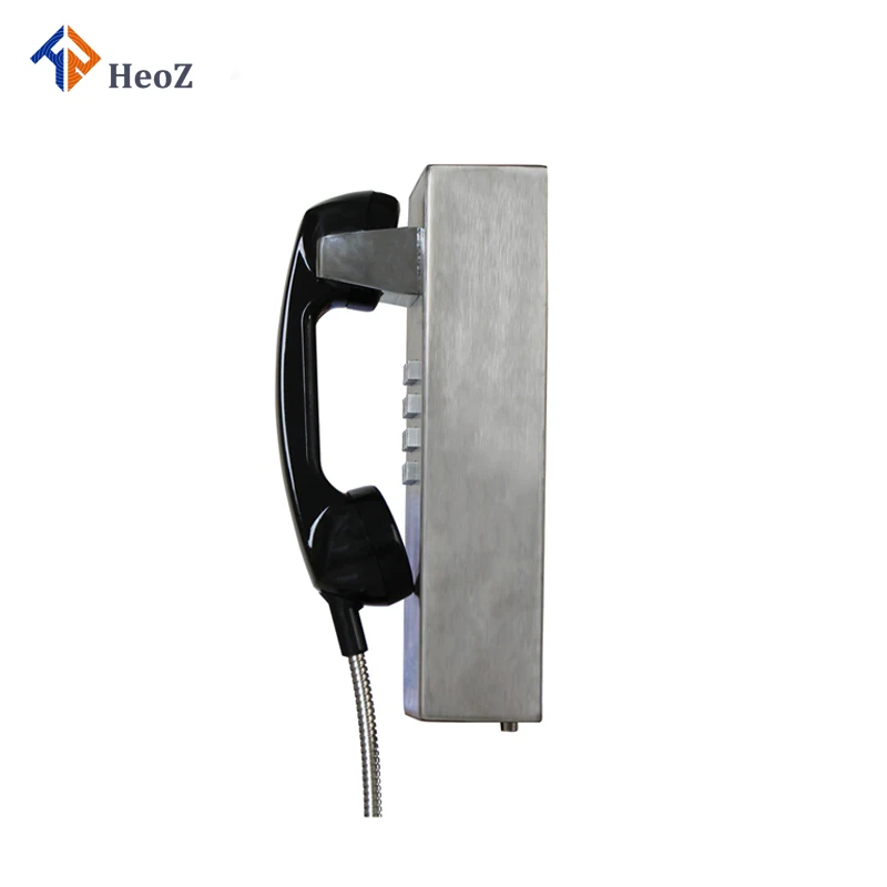 HeoZ 2022 New Arrival Analog SIP 4G ATM public telephone Inmate Vandal Proof Telephone Airport Phone With CE FCC RoHS