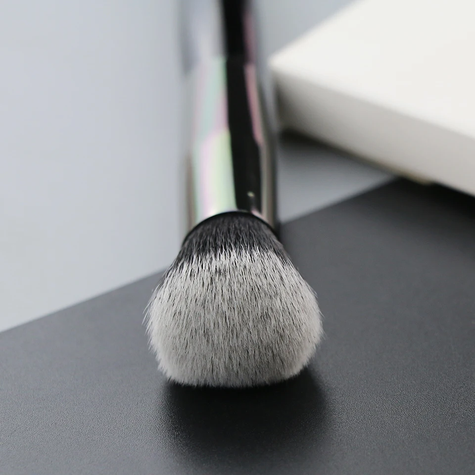 BEILI High quality Black and Silver Contour brush Beauty make up brush Amazon Hot seller Makeup brushes private label