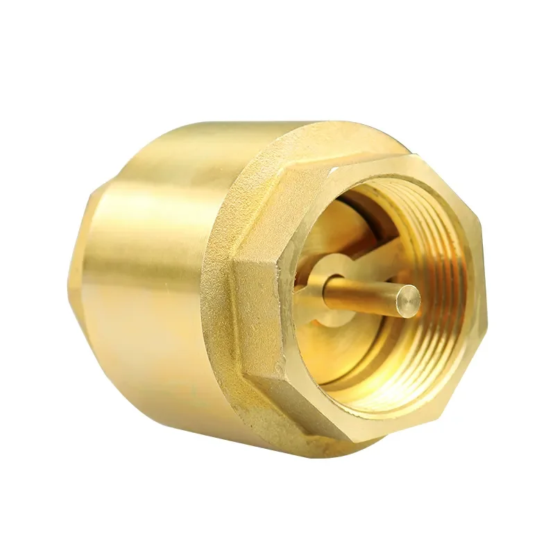 Brass Valves 1/2 To 4 Inch Female Thread Manufacture Vertical Forged Brass Spring Check Valve For Water