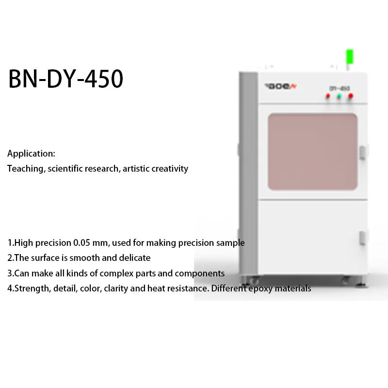 New 450 SLA Photocurable 3D Printer for Metal with Fiber Laser for Construction Featuring Brands Max and Raycus