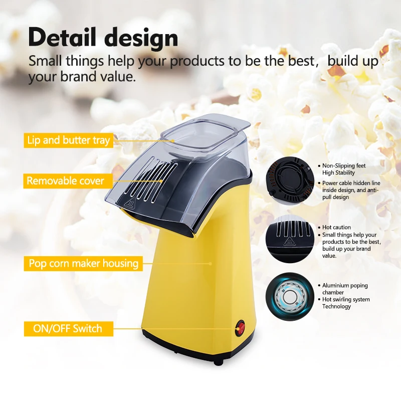 Original Factory Quick-Heat Technology Old Fashion Pop Corn Maker Popcorn Machine