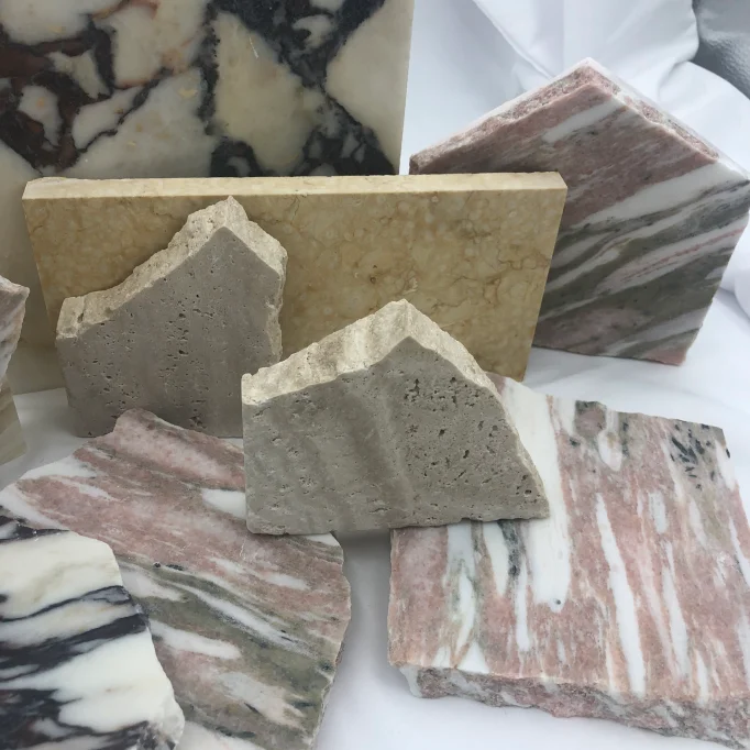 New Arrivals Slippers Natural Unique Irregular Marble Coasters Coffee Jewellery Placemat Custom Cup Marble Coaster