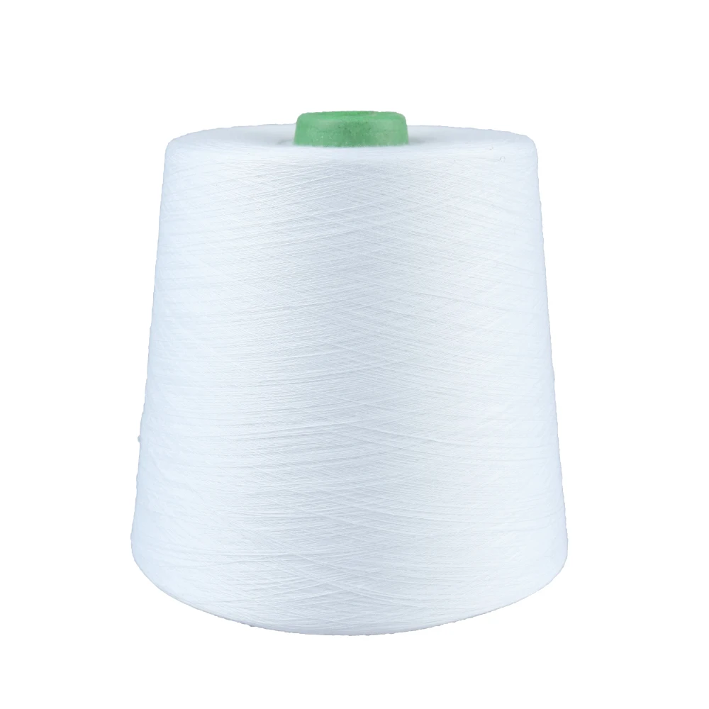 Wholesale colors 100 polyester spun yarn 30s dty  yarn for carpets