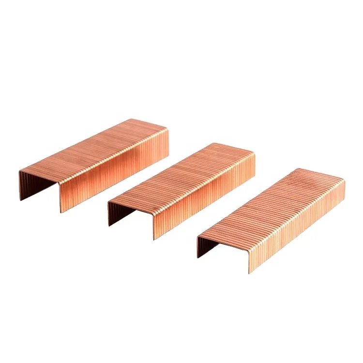 Industry Nails And Copper Package Staples 17Ga Sealed Box 32 Carton Fastener Packing Staples Series Staple
