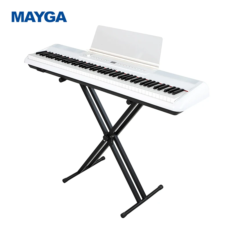 OEM MAYGA MP-100 модель вертикально 88-клавишная Полная клавиатура X-Stand цифровое пианино