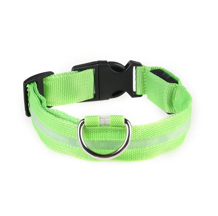 Hot Selling Pet USB Rechargeable Small Wire Mesh LED Dog collar