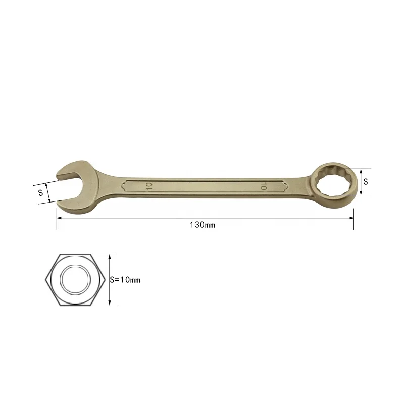 High quality and environmental protection double open end wrench used to loosen or tighten large bolts and nuts