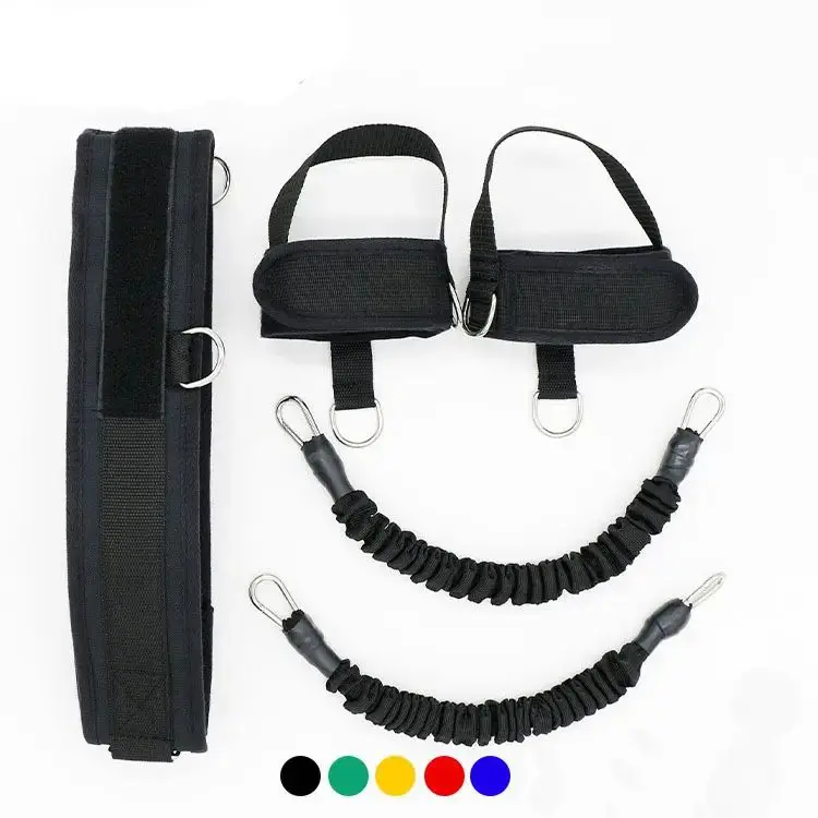 JIA Fitness Agility Training Elastic Belt Bounce Trainer Pull Rope Strength Bounce Vertical Jump Trainer Leg Resistance Bands