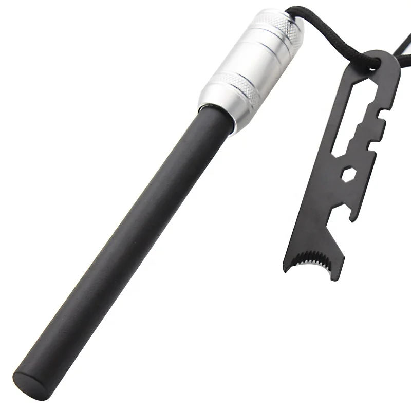 Other Emergency Feuerstahl Tools Heavy-Duty Campfire Metal Capsule Magnesium Firesteel Fire Starter