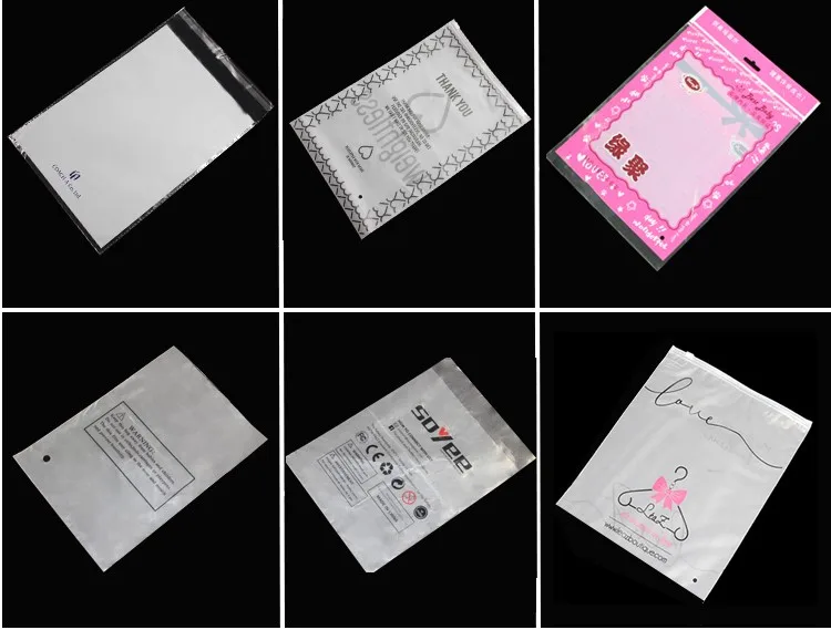 High Quality  Self-adhesive Plastic Packing Storage Poly Gift Bags Opp Bag