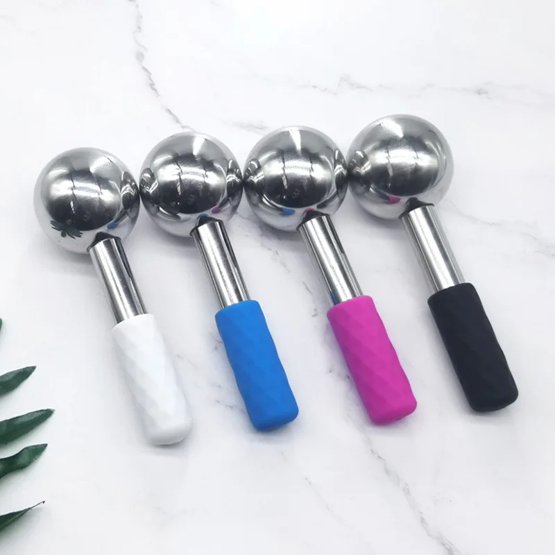  Private Label Ce Facial Massage Roller Dropshipping Magic Cryo Stick Cooling Stainless Steel Ice