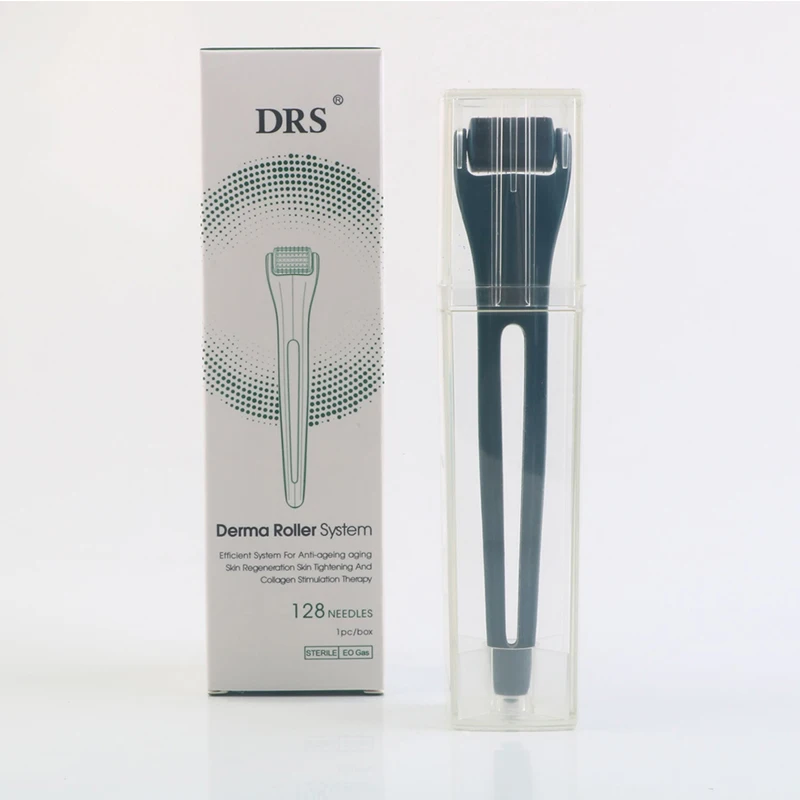 
0.25MM 128 NEEDLES MICRONEEDLE DERMA ROLLER Unwanted Acne Scars and Uneven Skin Texture 