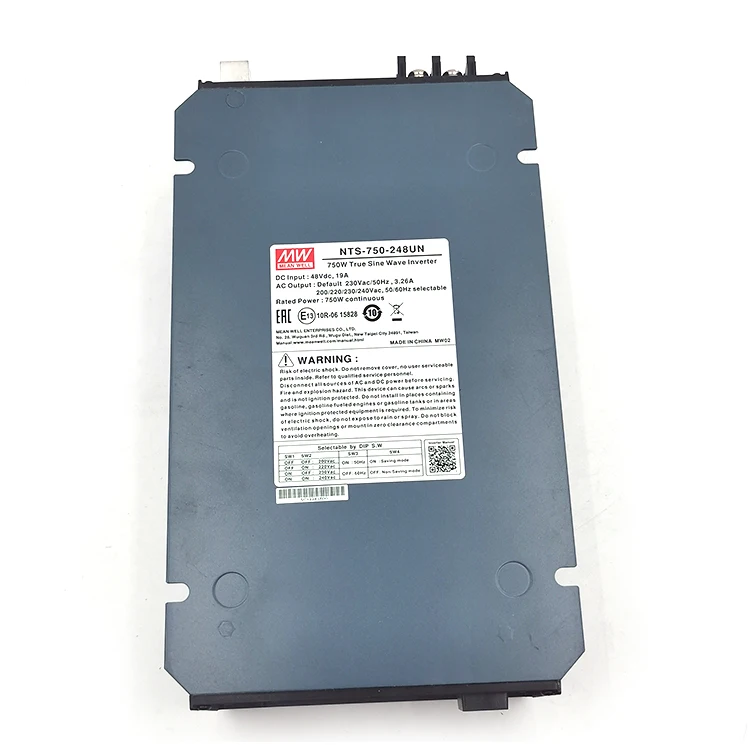 Meanwell Portable Nts-750-248Un Small Size And Light Weight Pure Sine Wave Dc-Ac Power Inverter
