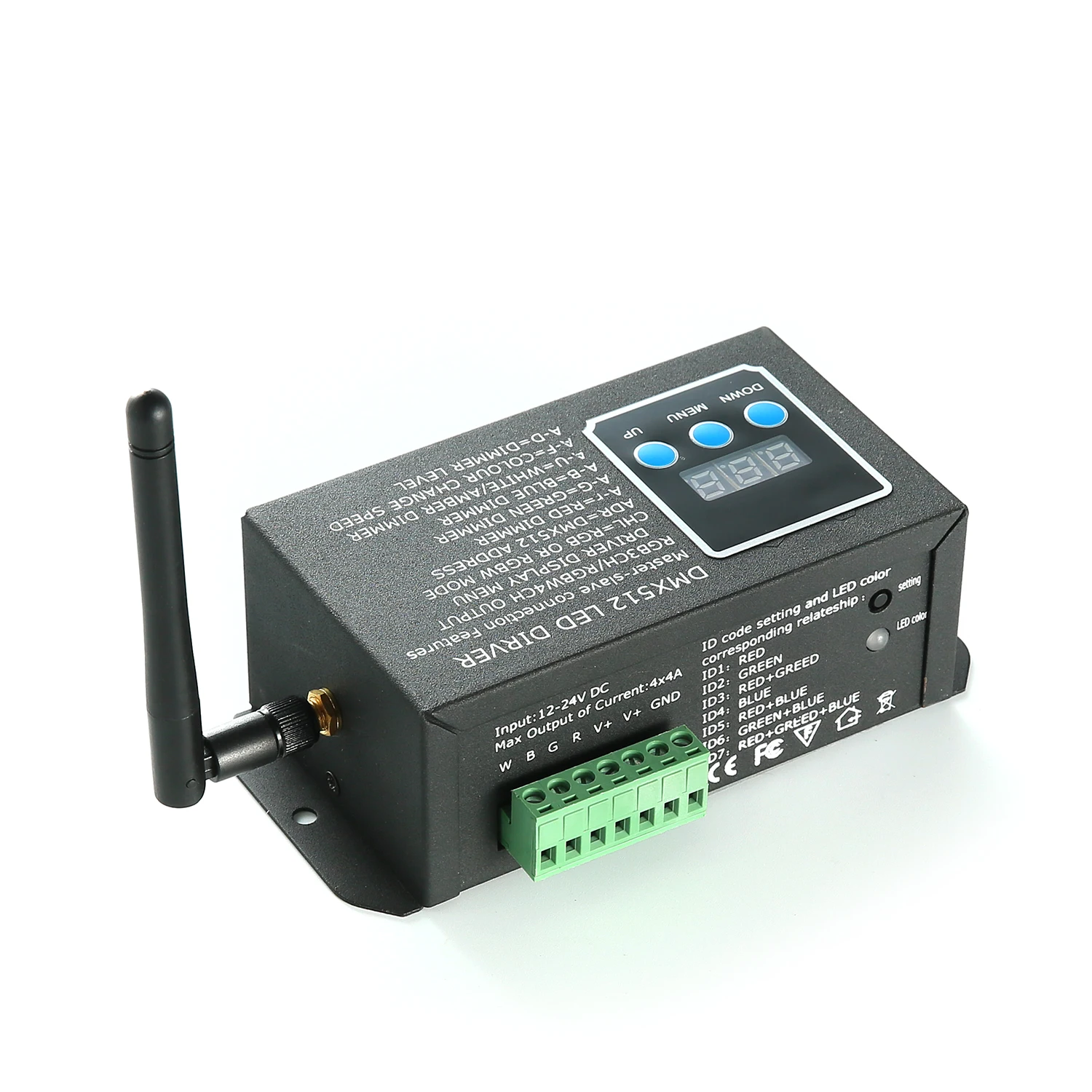 400 м беспроводной передатчик dmx 12-24V DC