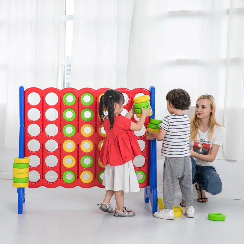 Giant 4-In-A-Row 4-to-Score Material Of Jumbo Big Size Large Lucite Acrylic 4 In A Row Giant connect Game Set for Outdoor