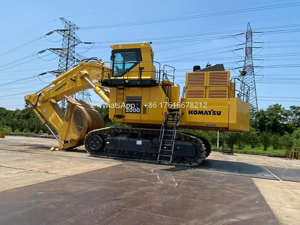Japan Construction Machine Komatsu PC2000 Excavator  Heavy Duty Equipment Komatsu new Excavator