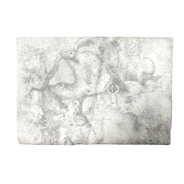 
High Quality 100% Polyester Soft Chiffon Custom Digital Printed Swiss Floral Tulle Voile Fabric 