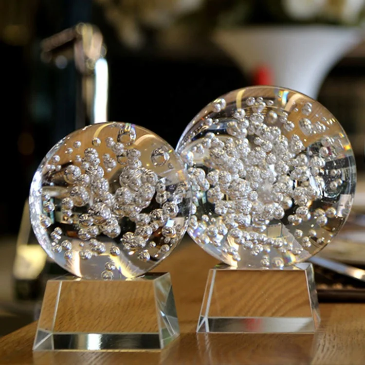 Unique Feng Shui Ball Crystal Ball Wedding Center Crystal Glass Bubble Ball Photography / Home Decor