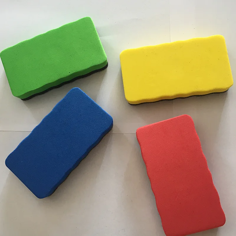 Custom color EVA felt cloth white eraser black new material rectangular