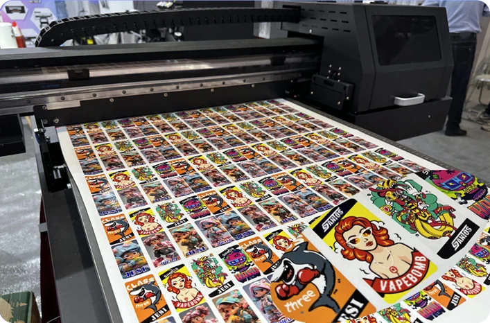 inkjet printers uv6090 flatbed printer digital a1 uv Flatbed  printing machine With 3pcs Xp600 Printhead