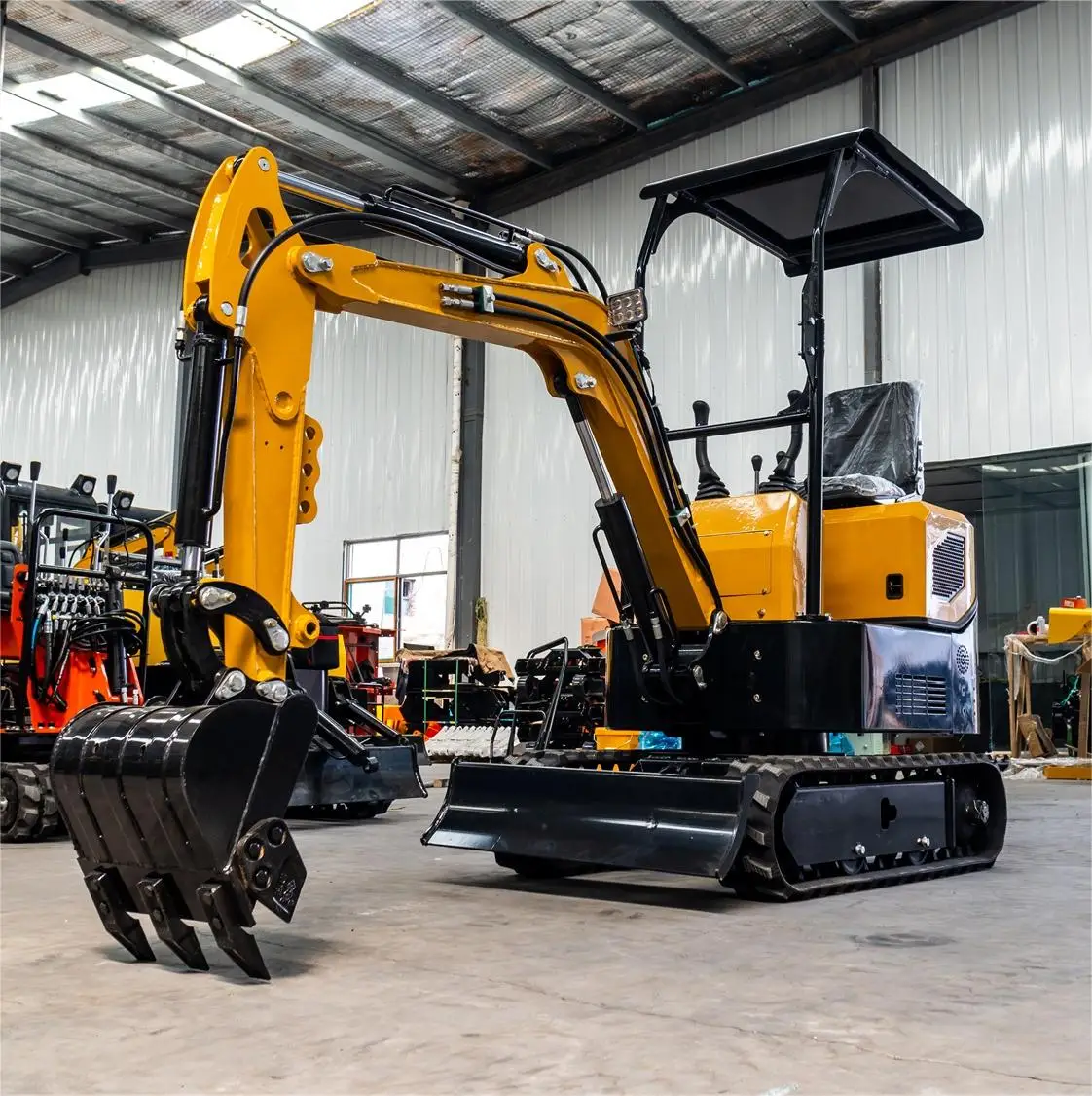 China  mini excavator prices Top Quality Hydraulic Small Digger Crawler import mini excavator  Free Shipping