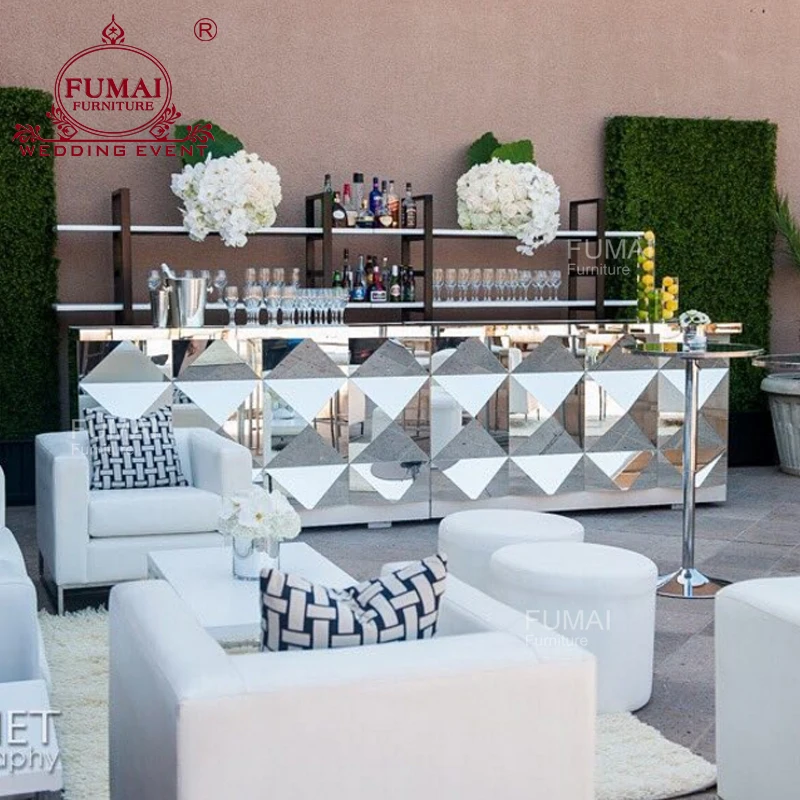  Rhombus rectangle bar furniture modern mirror