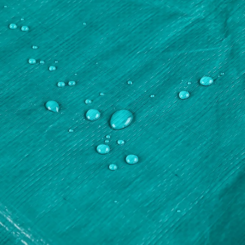 Waterproof Orange Blue Poly Tarpaulin / PE Tarps Car Plastic Sheet