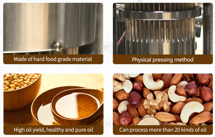 edible oil press machine / oil extractor press machine