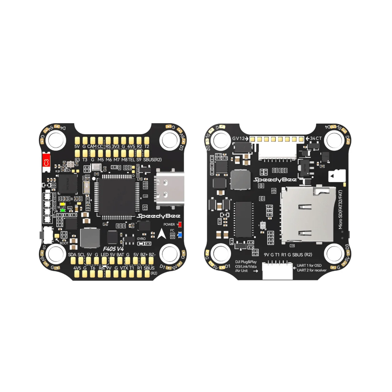 SpeedyBee F405 V4 BLS 60A 30x30 FC ESC Stack STM32F405 Контроллер полета BLHeli S J-H-50 4IN1 для FPV Вольная модель дрона