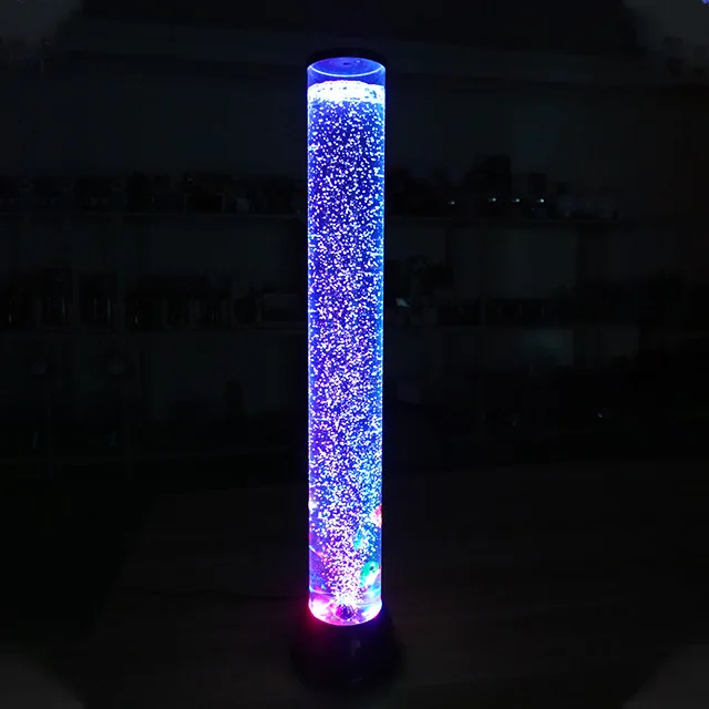 Christmas Novelty Sensory Mood Led USB Color Changing 31 Inch Bubble Tube Lamp Bubble Fish Lamp