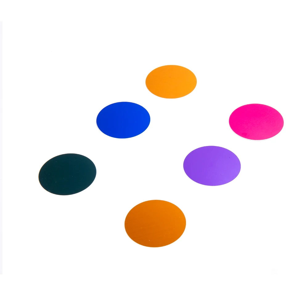 High Quality Brush Anodized Laser Cutting   Aluminum Metal Blank Metal Hang Tags