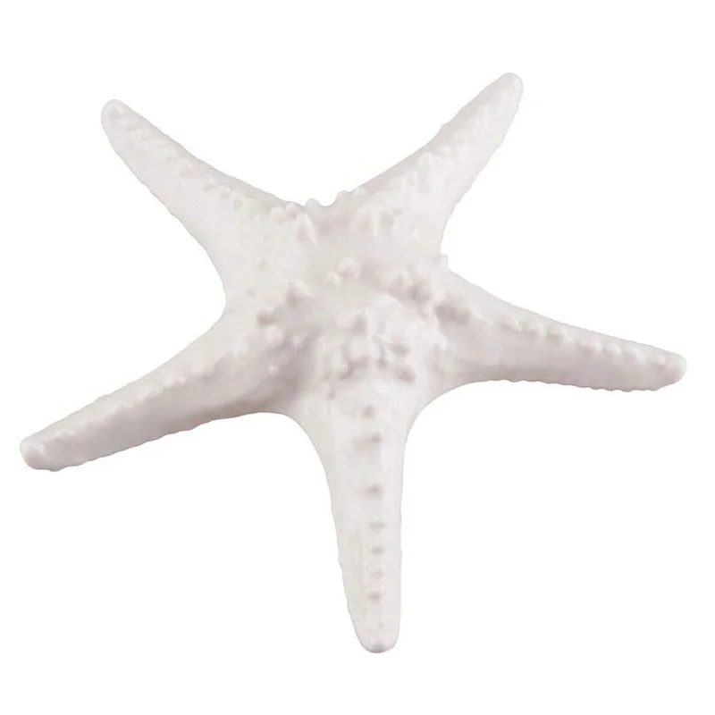 Resin White Finger Ocean Star Starfish Decoration