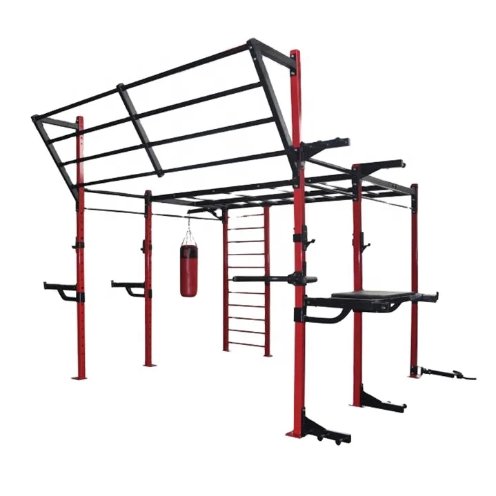 Crossmax  Outdoor Fitness Equipment  Power Rack Equipment Multifunctional Pull Up Station Fitness Accessories