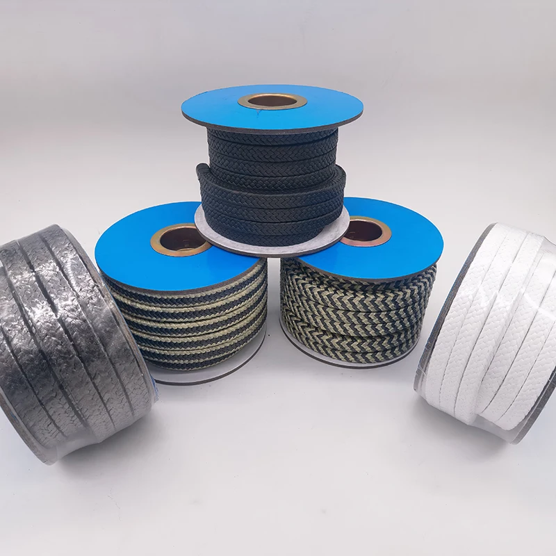 Mechanical Seals PTFE gland packing Pump & Valve SEALING STRIP black graphite Gland packing