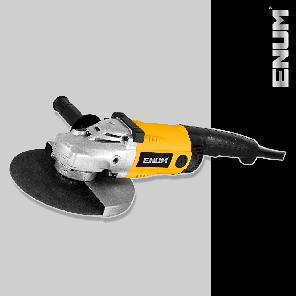 1800W Electric 230mm Industrial Power Tool Heavy-Duty 110V Angle Grinder for Cutting Polishing & Polish Trigger Paddle Switch
