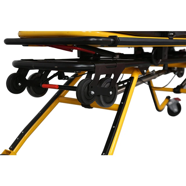 Emergency Rescue Folding Black Customized Logo Manual Stretcher Ambulance Bed Stretcher