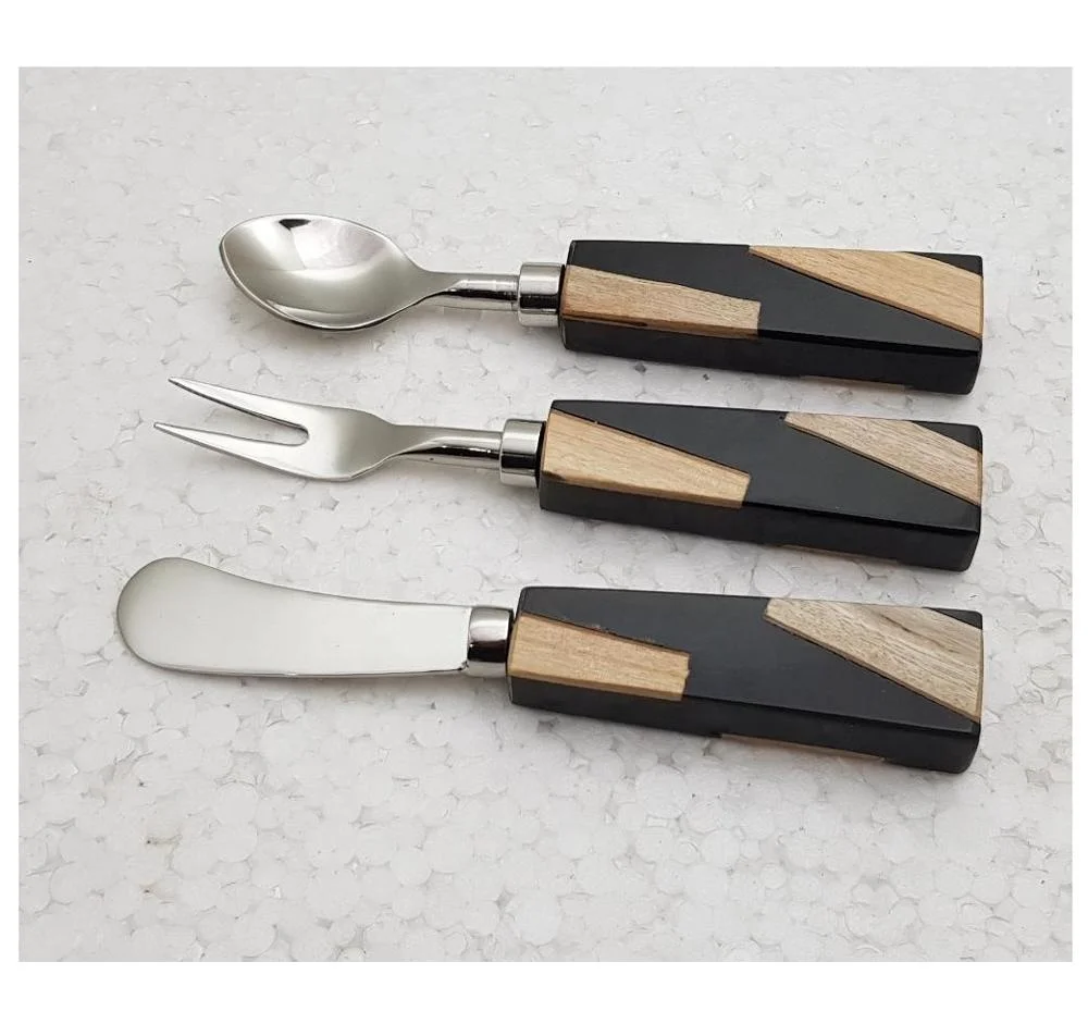 Customizable Luxury Flatware Hanging Cutlery Set Gold Stainless Steel Rainbow Black Dinnerware Tableware Wholesale Creative