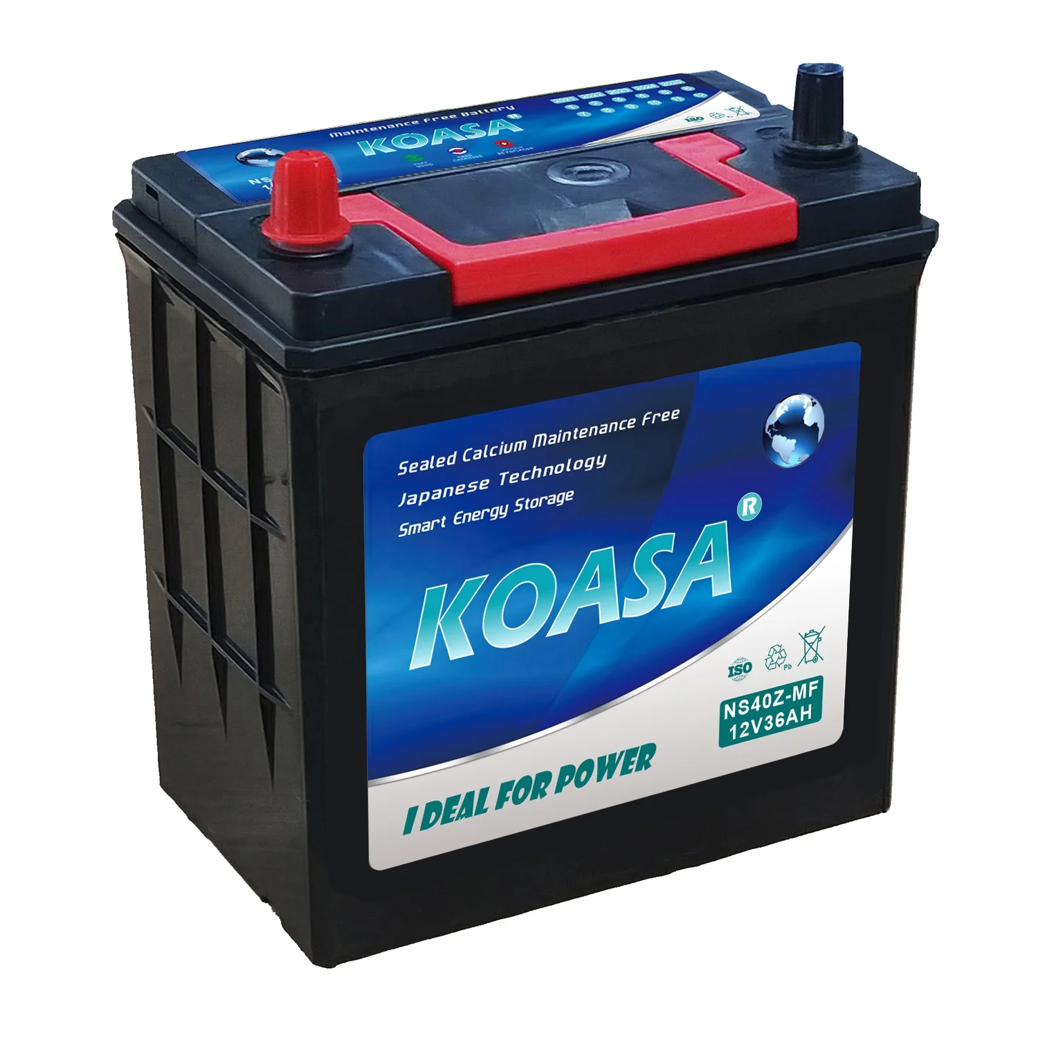 KOASA Most Popular NS40Z-MF 12V36AH Sealed Maintenance Free Lead Acid Truck  SMF Car Auto Starting Battery