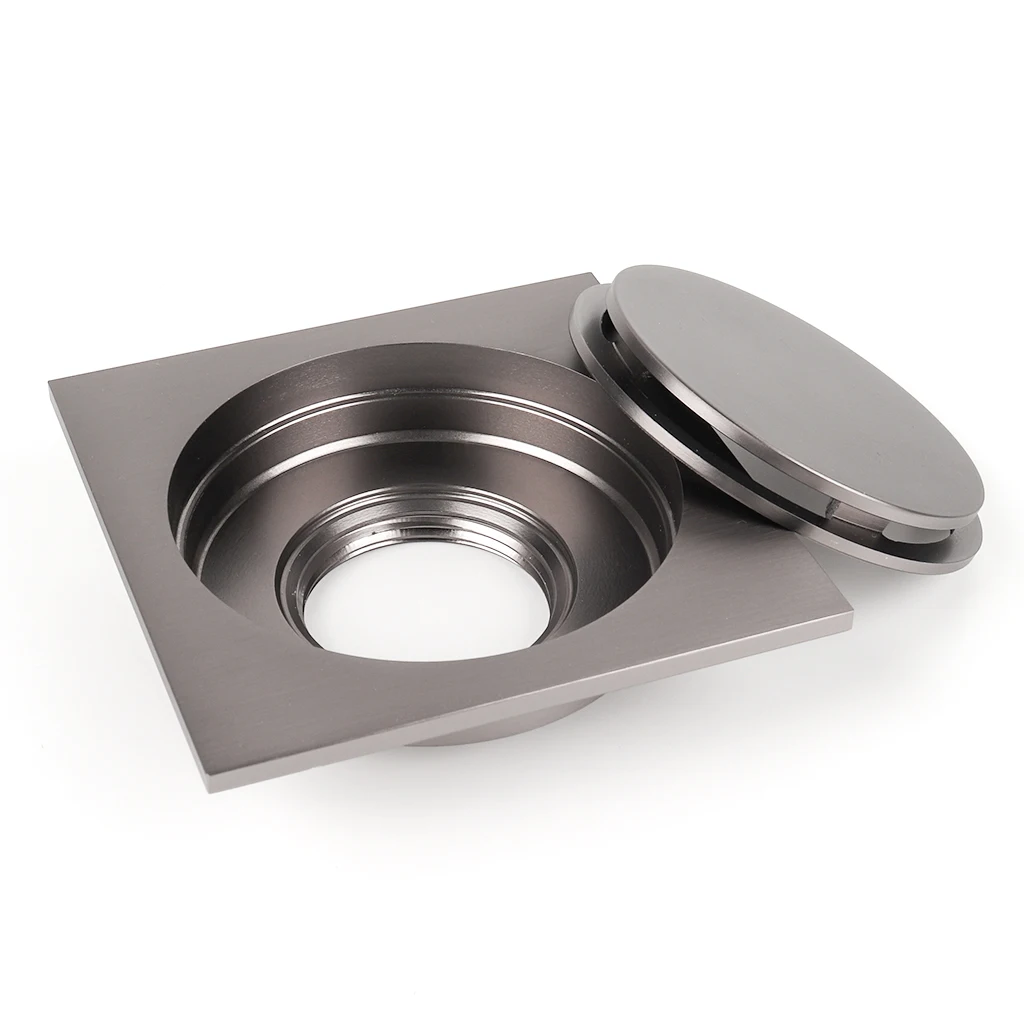 Taizhou Customization 10*10 Rectangular Brass Shower Floor Drain Grate