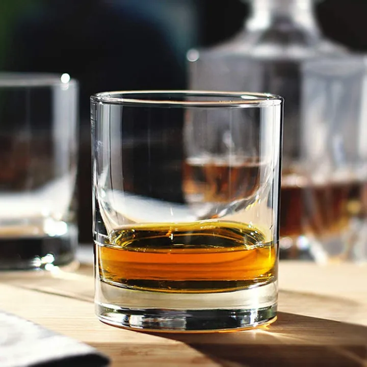Old Fashioned Customizable Etched 10 oz Double Cocktail Rock Glass Whiskey Tumbler for Men Gift