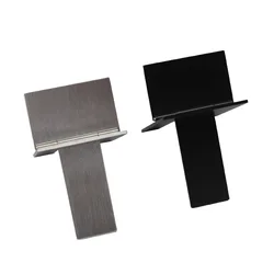 Stainless Steel Black Color Glass Single Stand Metal Cigar Chair Holder For Cigars