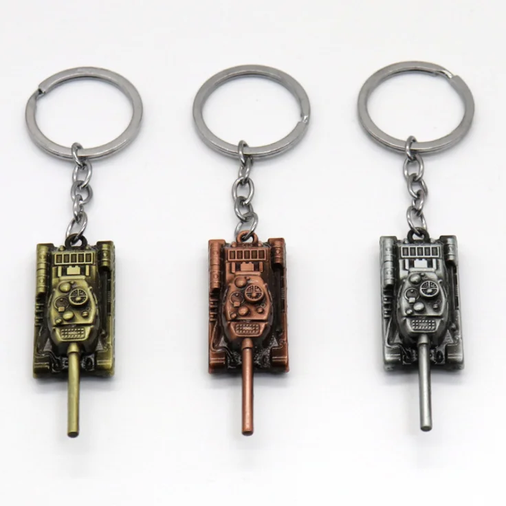 Game World of tanks tank pendant keychain for Fans Cosplay
