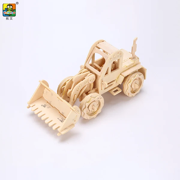 Excavator Toy Vehicle Truck Model Pull Back Metal Construction Truck Bulldozer Toy Wooden DIY boy Birthday party Gift Collection
