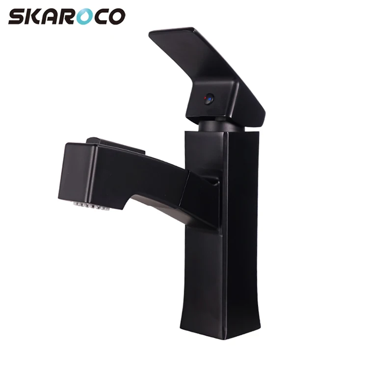 
Factory Supplier 5 Years Guarantee Antique Black Brass Single Hole Tap Basin Faucets 