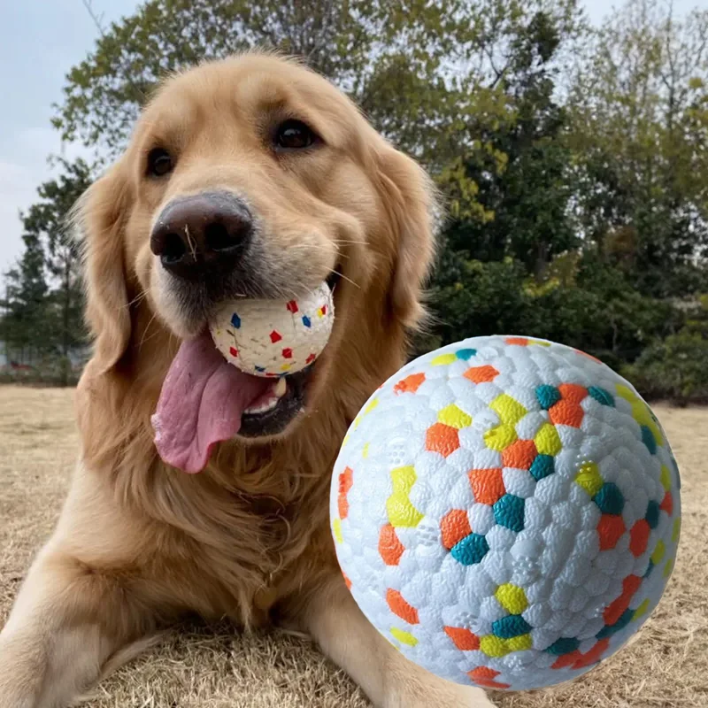 Bite Resistant EPU Solid Ball Interactive Dog Chew Toy Pet Toys Accessories pet dog chew toy ball