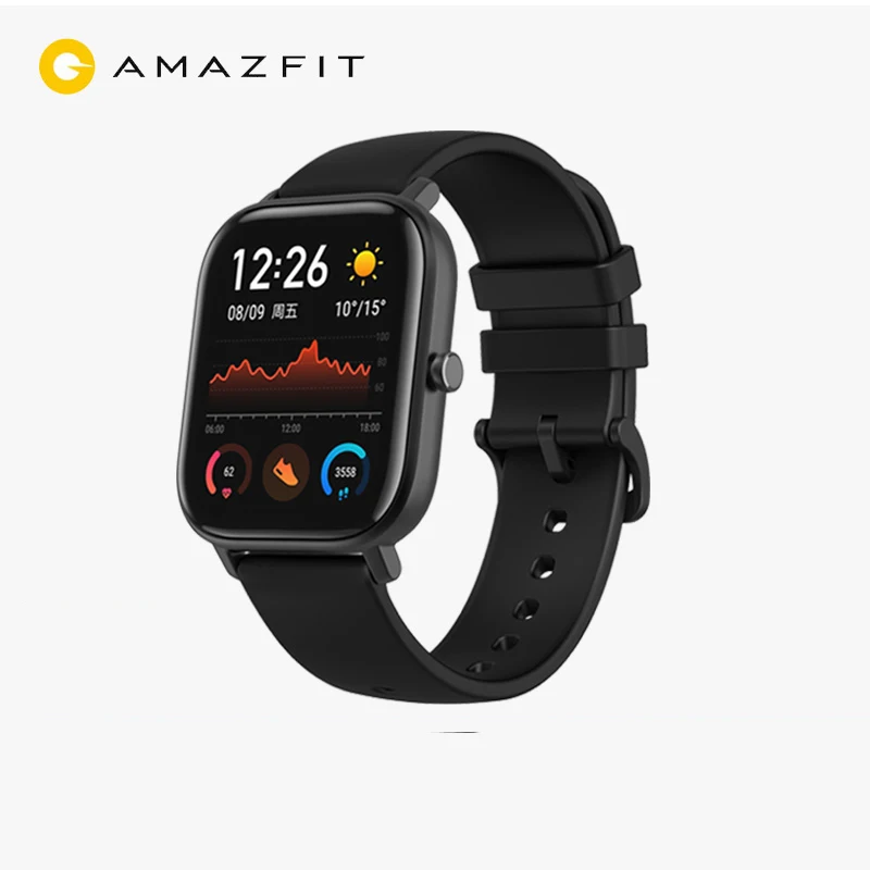 
Смарт-часы Amazfit GTS водонепроницаемые, 5 АТМ, 14 дней без подзарядки 