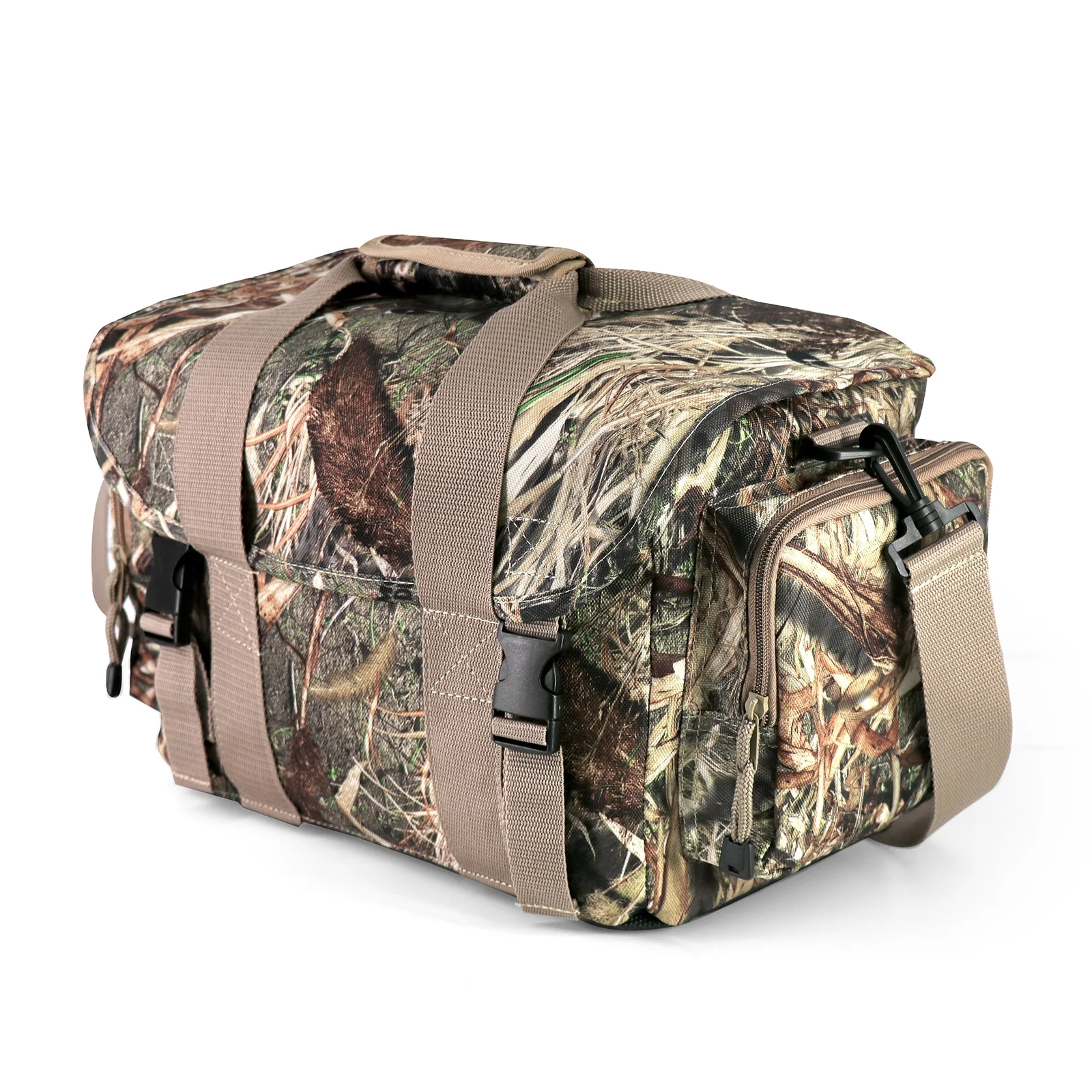 Camouflage Travel Duffel Bag Sports Waterproof Large Carry Hand Bag Oxford Fabric 3D Leaf Bag for Hunting Hiking Camping Fishing